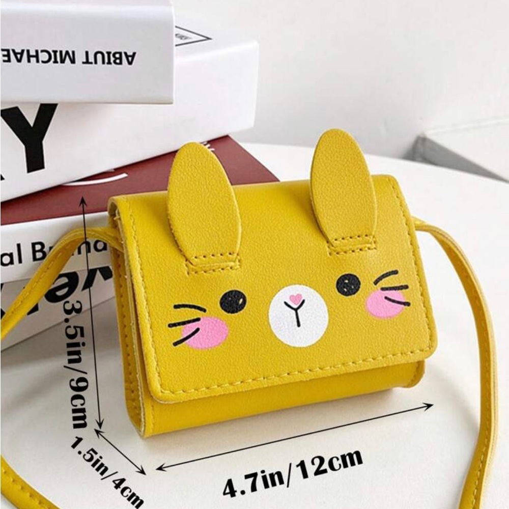 Adorable Yellow Bunny Crossbody Purse – Perfect for Toddlers & Little Girls! - Picture 5 of 5